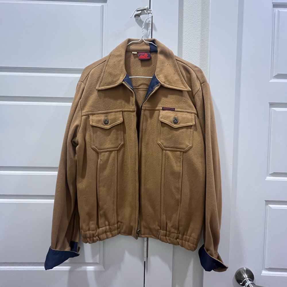 Vintage Branded Lion brown bomber jacket